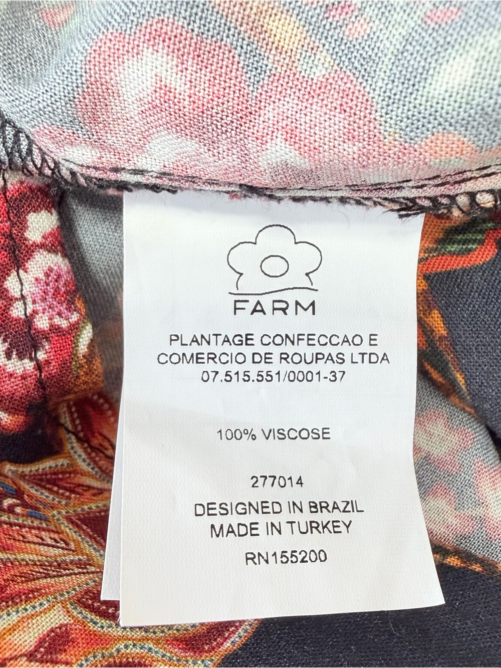 Farm Rio Lillian Wide-Leg Jumpsuit Black Floral Print Flutter Sleeve Lace Size S - Picture 15 of 16